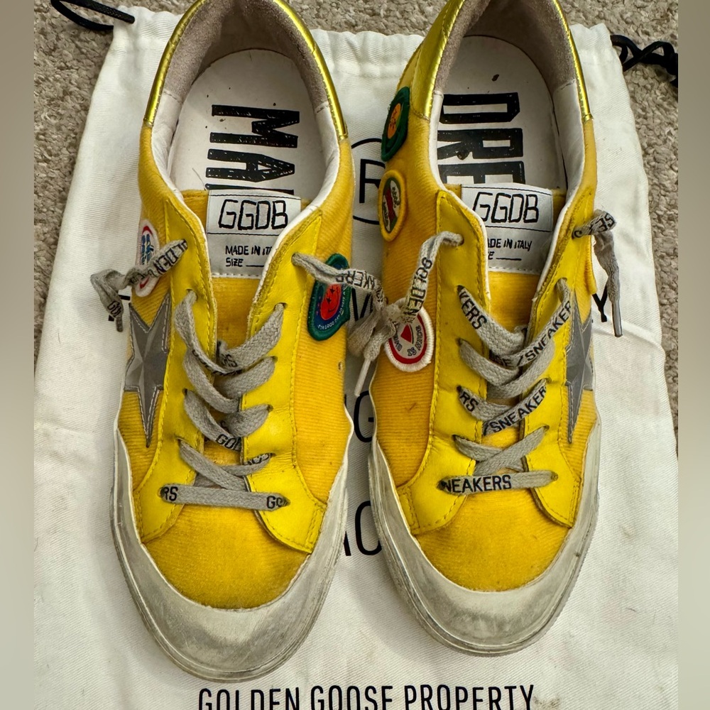 Golden Goose Super Star Penstar w/ Patches